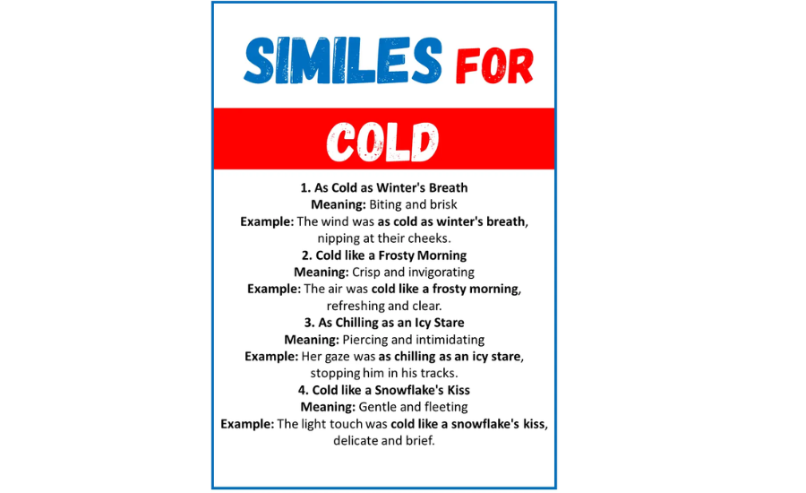 Similes for cold Ways to Describe the Chill, Creative Chilling & More 2 Untitled design 20