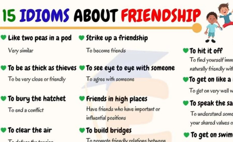 idioms on friendship